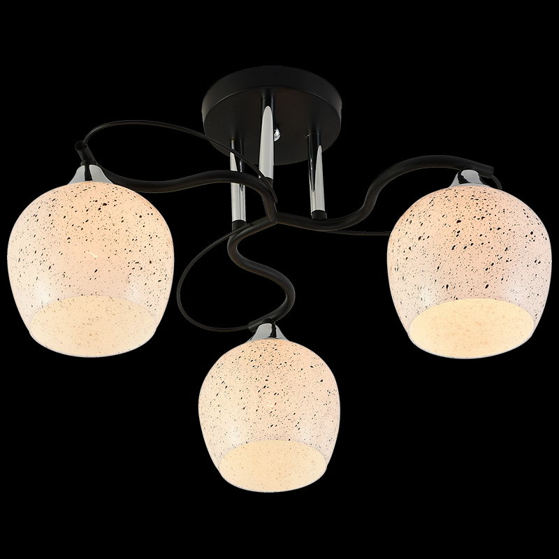 Потолочная люстра Reluce 01311-0.3-03 BK+CR