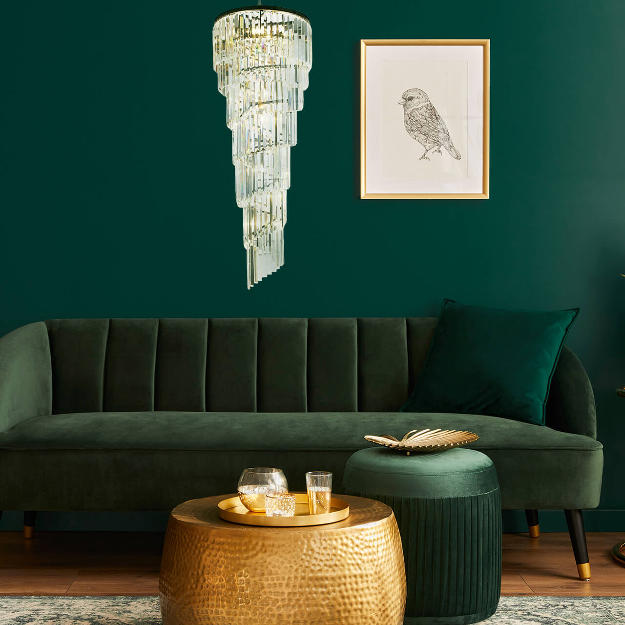 Каскадная люстра Divinare 3011/01 SP-15 в Москве