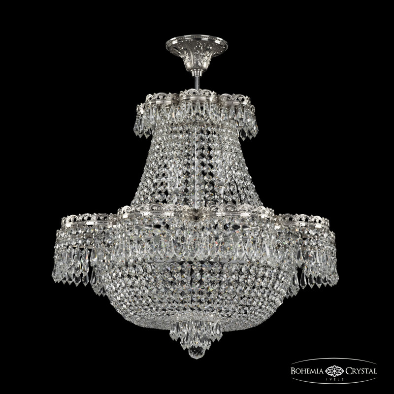 Люстра на штанге Bohemia Ivele Crystal 19301/H1/55JB Ni