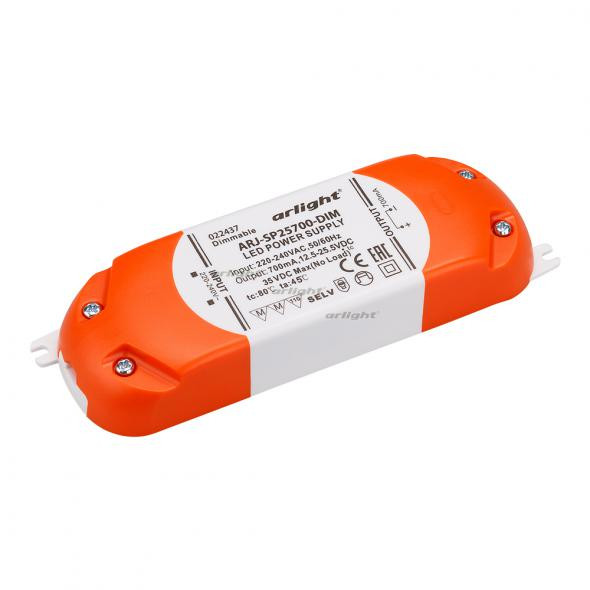 Блок питания Arlight ARJ-SP25700-DIM (18W, 700mA, PFC, Triac) 022437