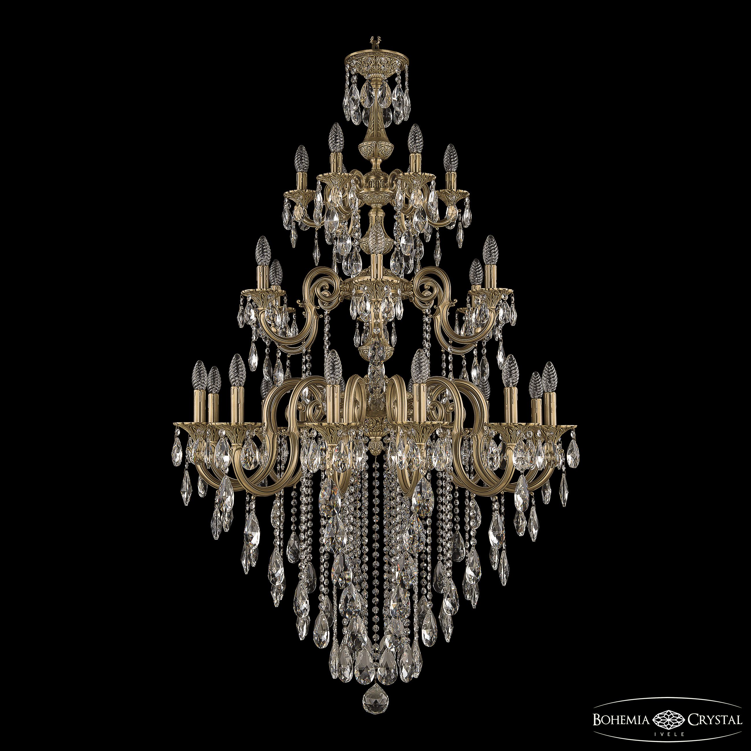 Подвесная люстра Bohemia Ivele Crystal Verona 72103/12+6+6/300/3d B FP