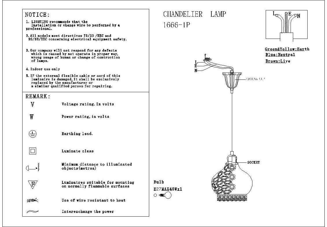 Подвесной светильник Favourite Latifa 1666-1P
