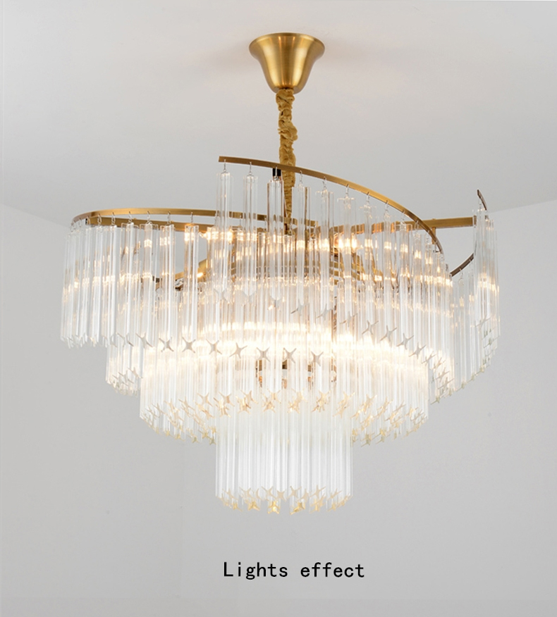 Подвесная люстра DeLight Collection 66018 brushed brass