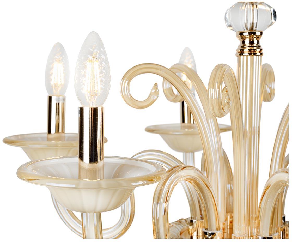 Подвесная люстра iLamp Classic P2318-6GD