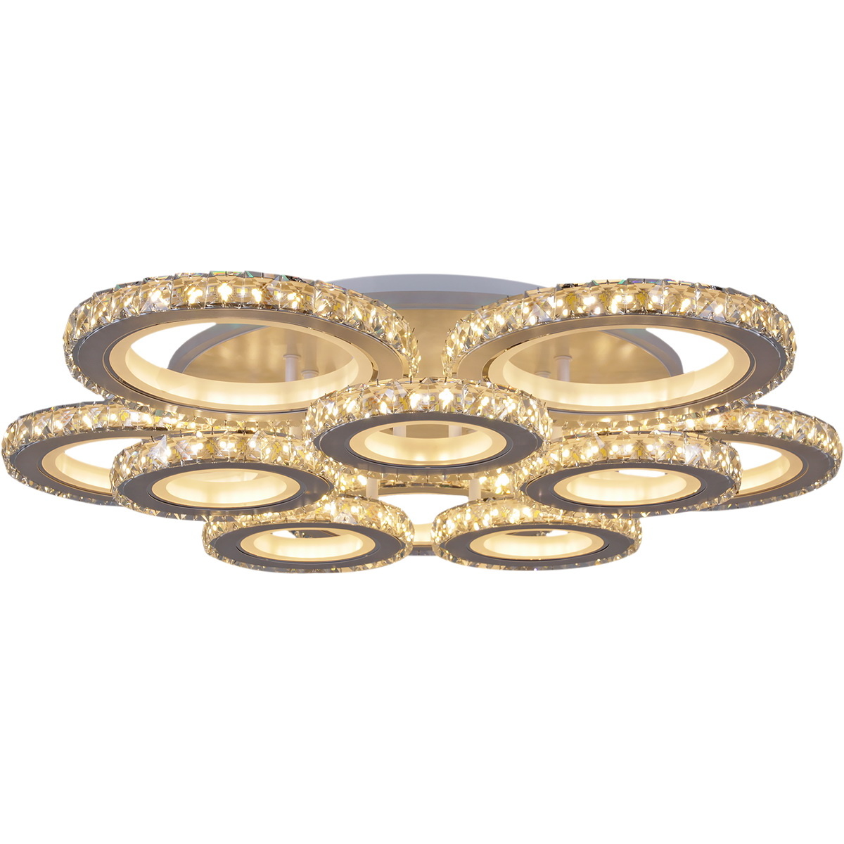 Потолочная люстра Reluce 03900-0.3-5+5B WH+CR (RGB)