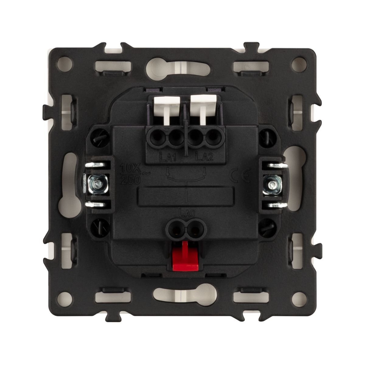 Механизм звонкового выключателя двухклавишный Arlight SWT-NOBE-MKR2-SFPL-IS (230V, 10A) (Никель) 061786