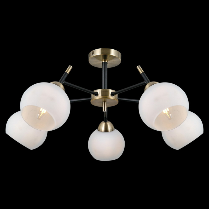 Люстра на штанге Illumico IL0375-5CBSQ-79 BK WT