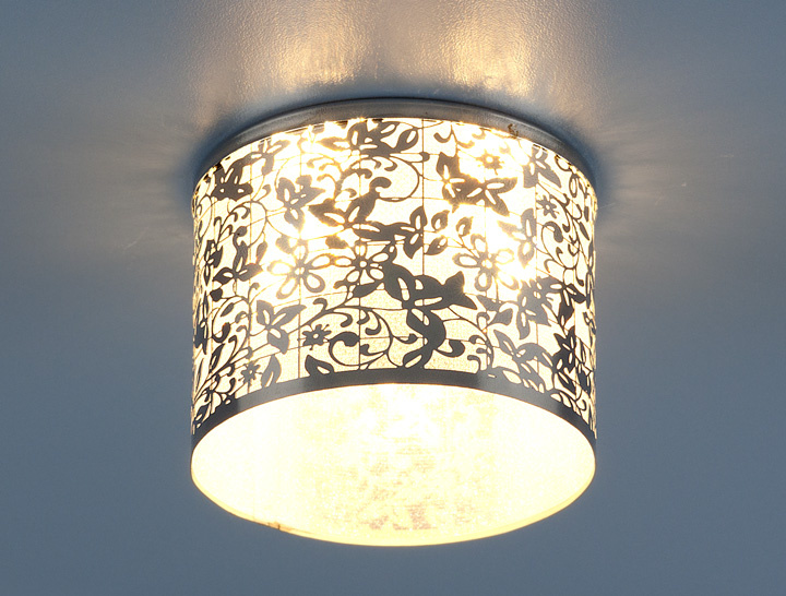 Встраиваемый светильник Elektrostandard 8402 G4 хром/белый (CH/WH) 4690389017094