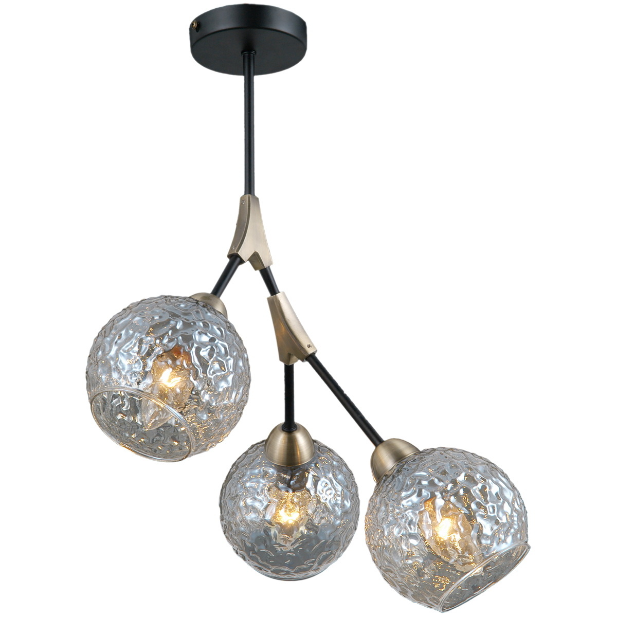 Люстра на штанге Illumico IL0263-3PSQ-79 BK AB