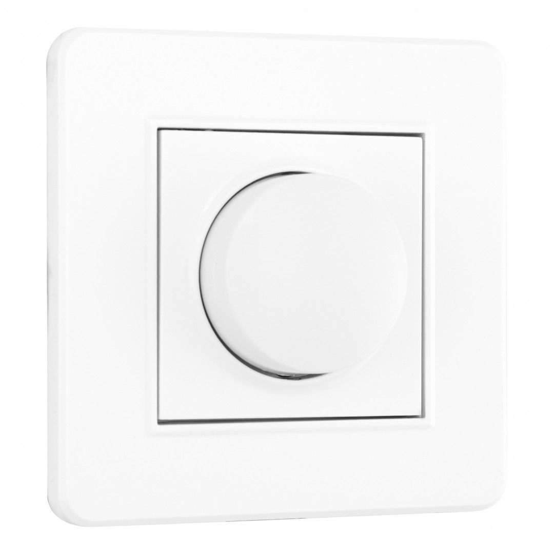 Диммер с рамкой Arte Milano SET16-1-48-1 white