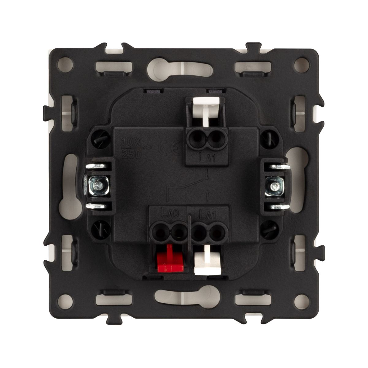 Механизм выключателя одноклавишный проходной Arlight SWT-NOBE-MKP1-SFPL-WH (230V, 10A) 054235