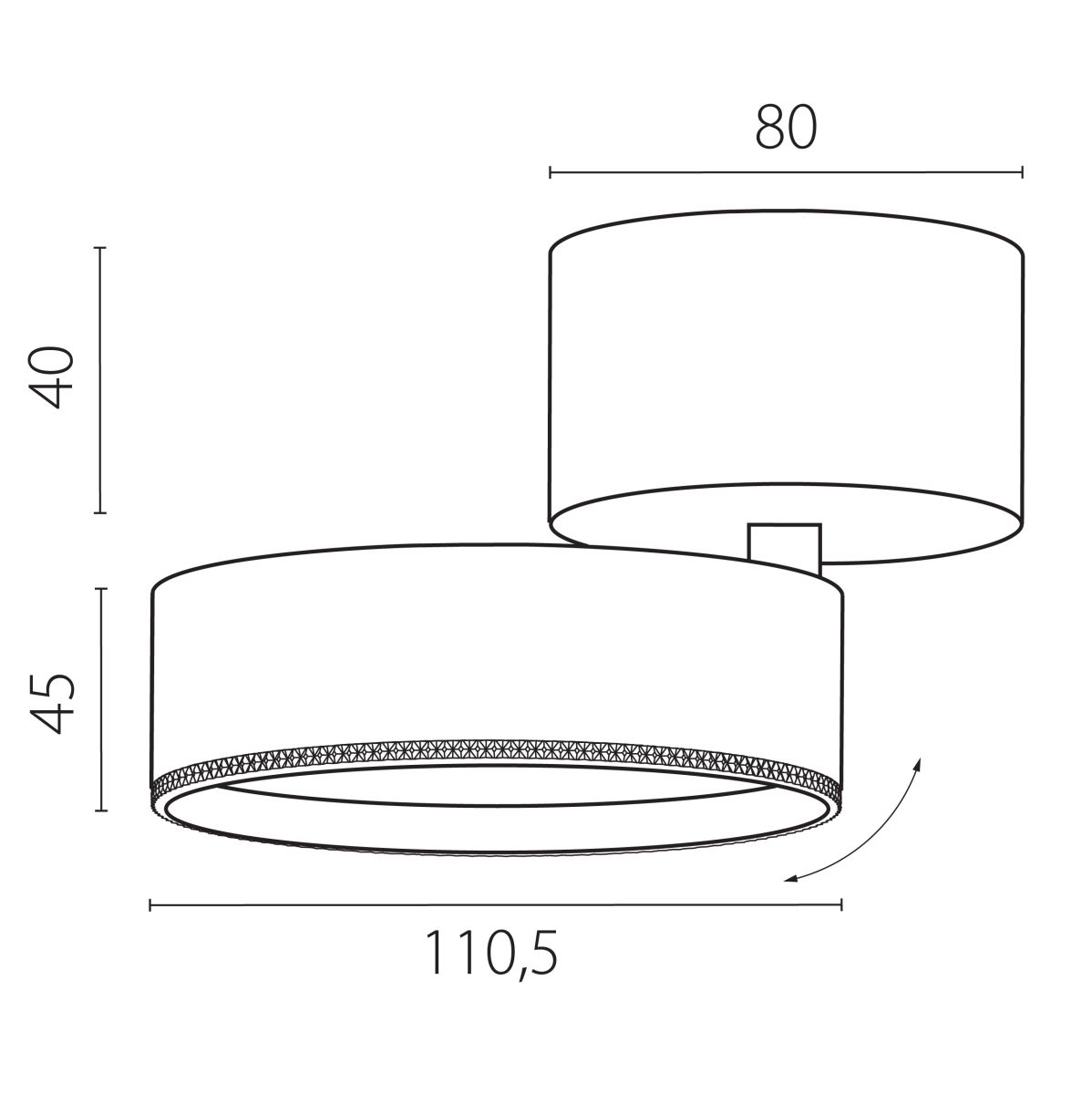Накладной светильникAlta Pro Lightstar A5636SO
