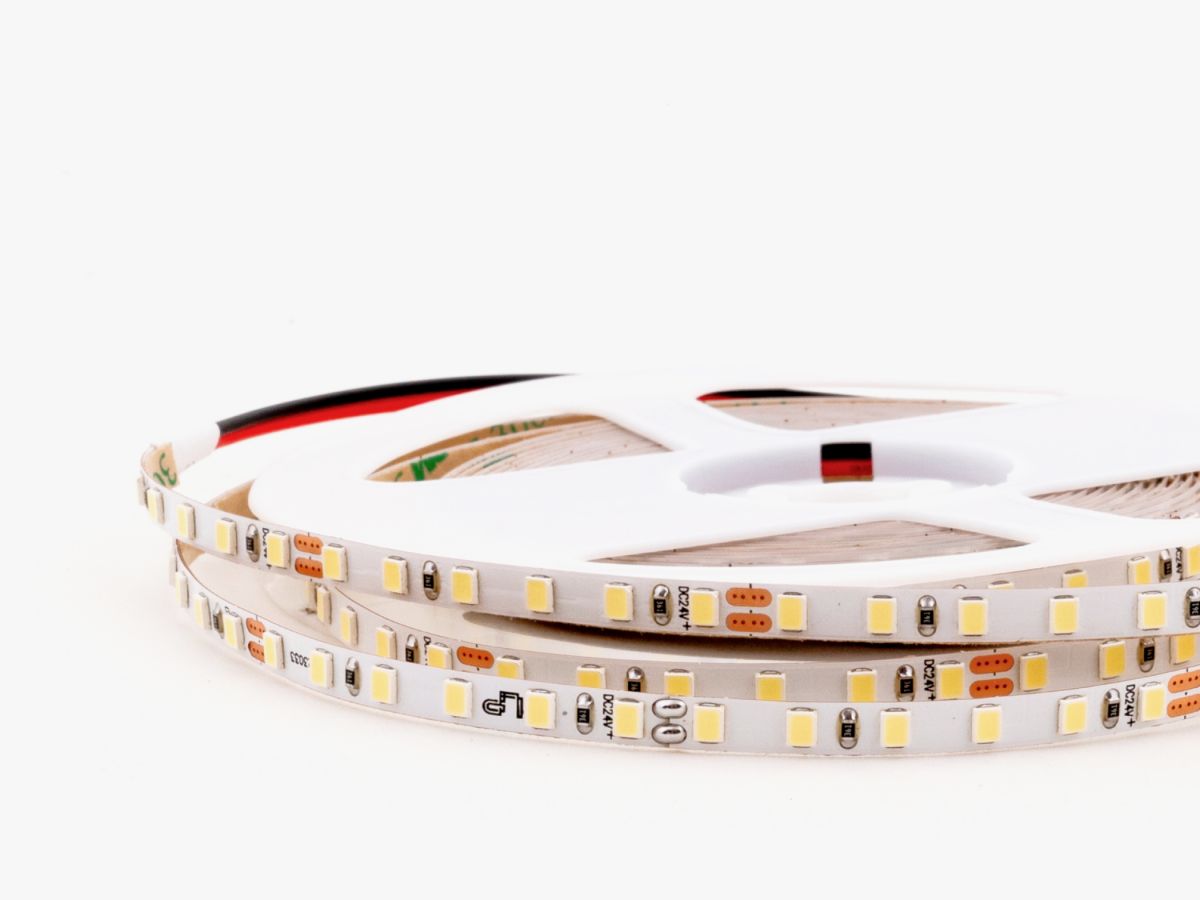 Светодиодная лента узкая LEDS POWER 2835 120/м (5Вт/м) 24В холодная 5мм 006017