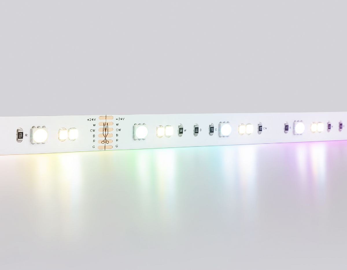 Светодиодная лента Ambrella Light LED Strip 24В 5050+2835 13Вт/м RGB+3000-6500K 5м IP20 GS4501