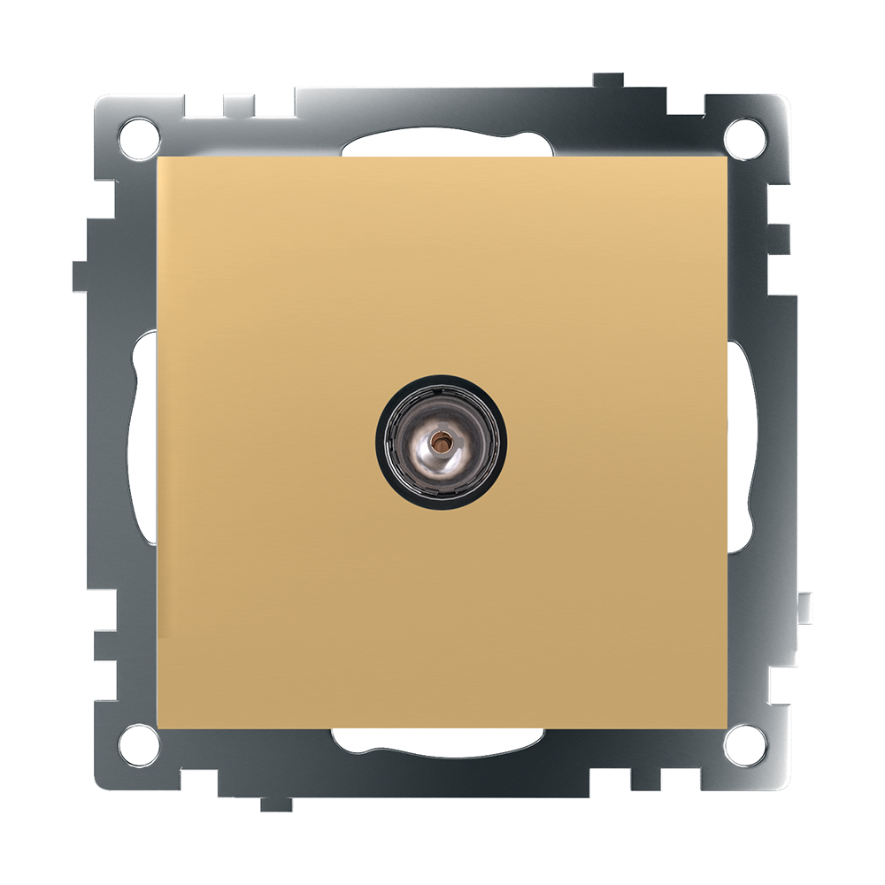 Розетка телевизионная 1-местная Stekker Катрин GLS00-7108-08 49228