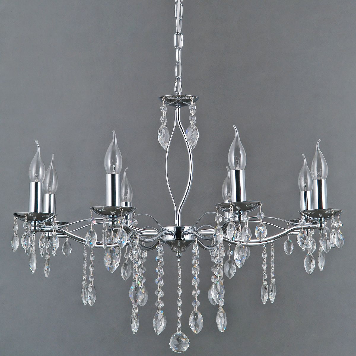 Подвесная люстра Illumico IL0266-8PSQ-24 CR CASTOR