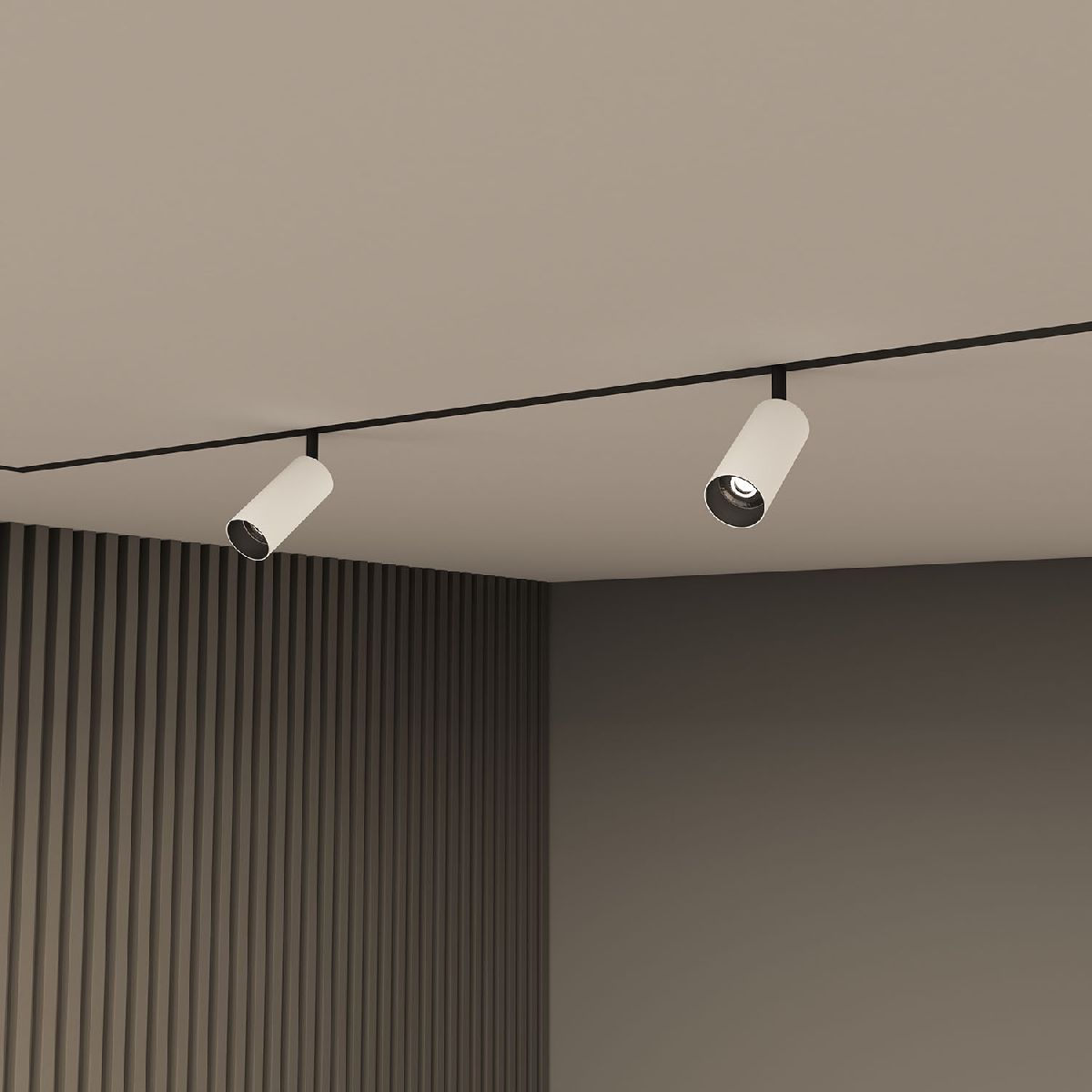 Трековый однофазный светильник Denkirs Smart Spot DK8040-BW+BK