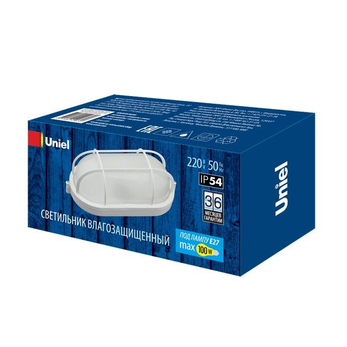 Потолочный светильник (UL-00006773) Uniel UWL-O01 100W/E27 IP54 White