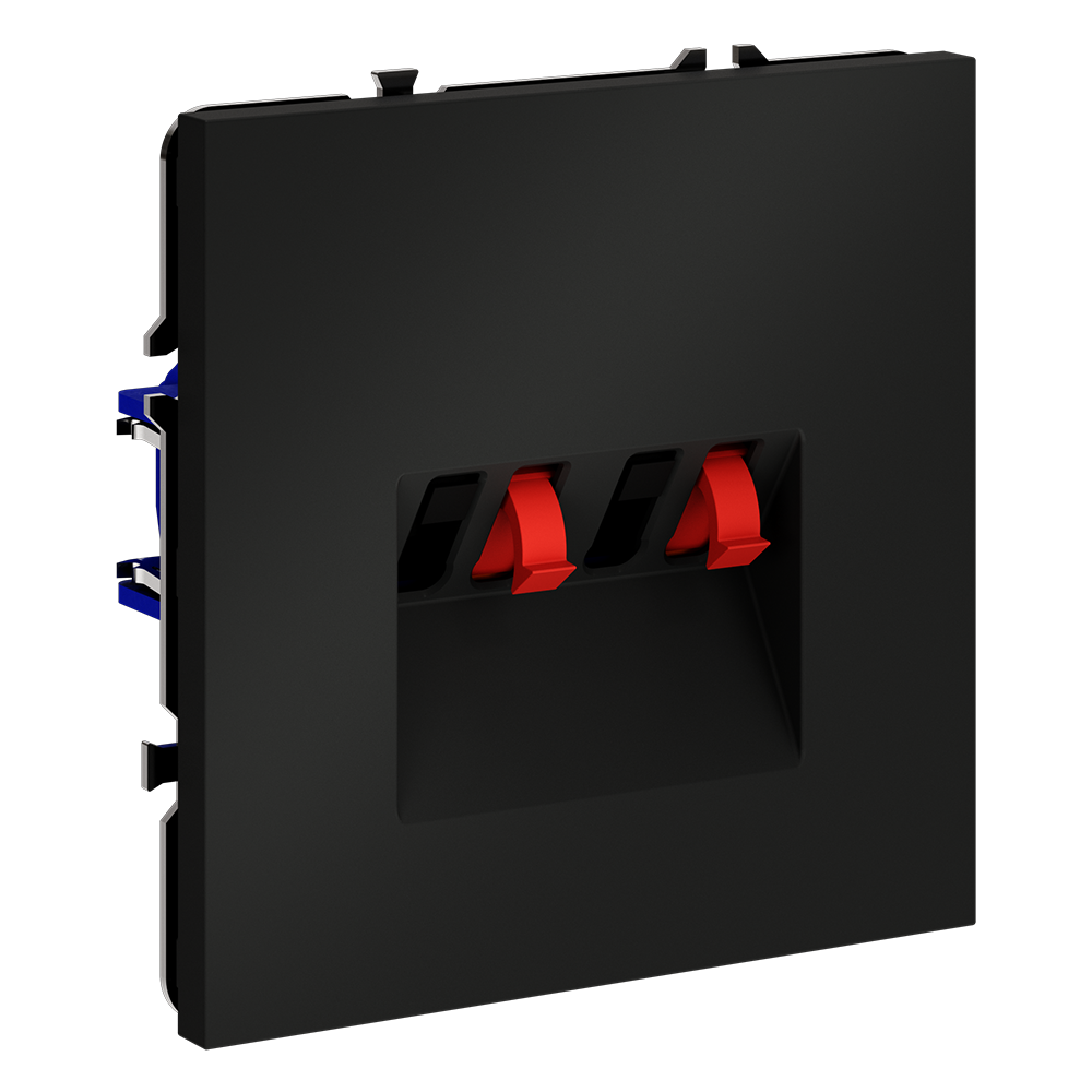 Розетка акустическая Voltum S70 VLS060308 (черный матовый)