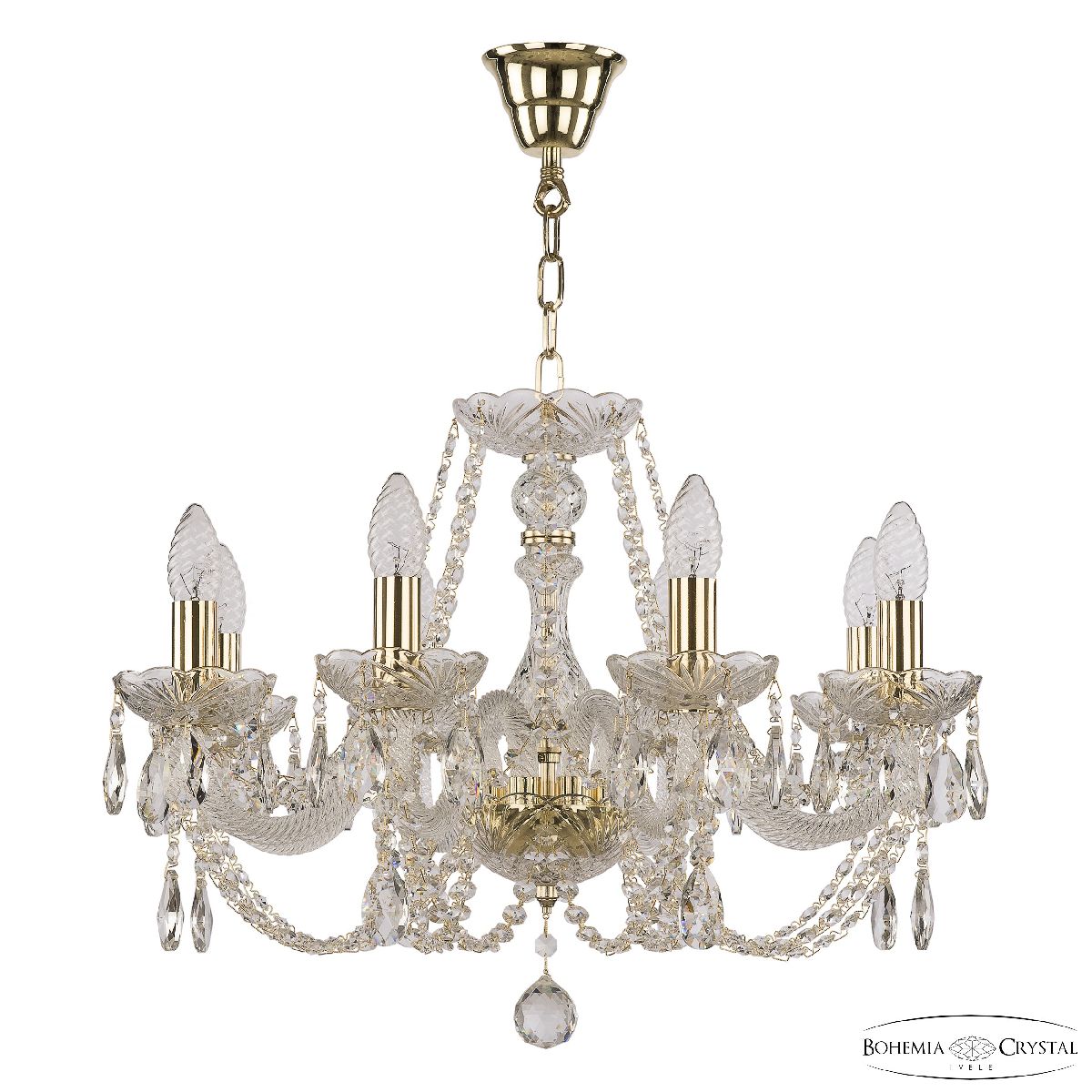 Подвесная люстра Bohemia Ivele Crystal 101/8/195 G
