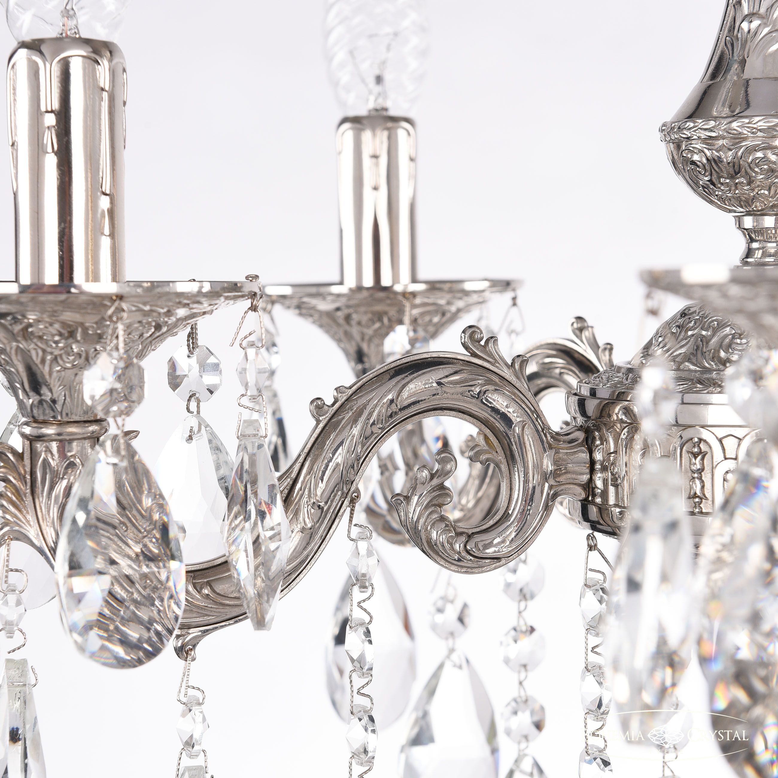 Подвесная люстра Bohemia Ivele Crystal Florence 71101/5/125 B Ni