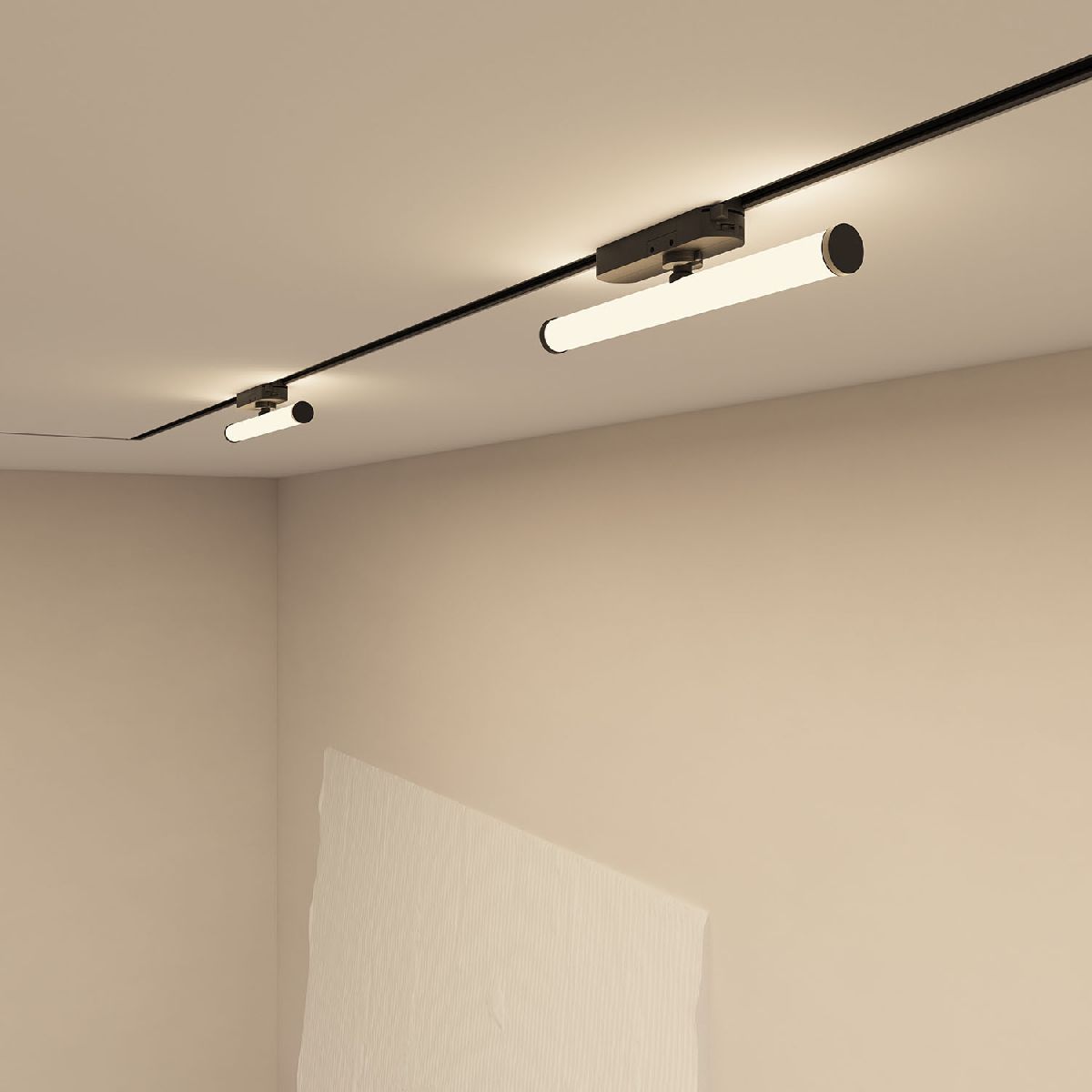 Трековый однофазный светильник Denkirs Strom DK6448-BK