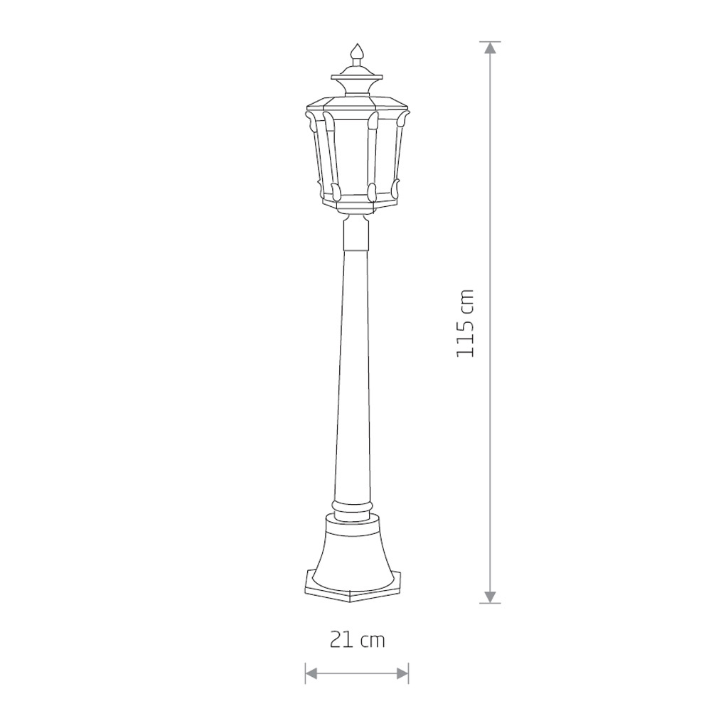 Уличный светильник Nowodvorski Amur 4694