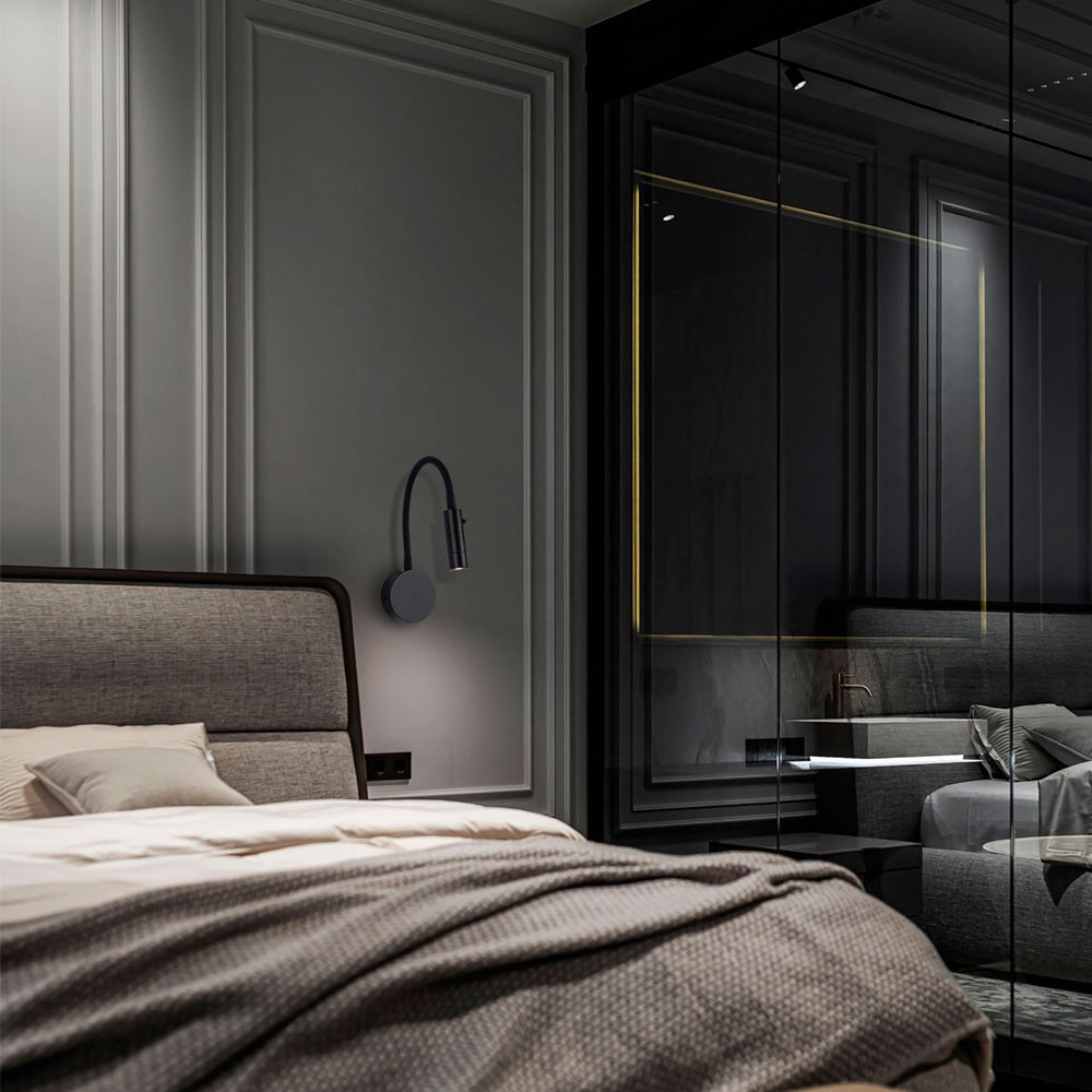 Поворотное бра LED4U L2237-460 BK