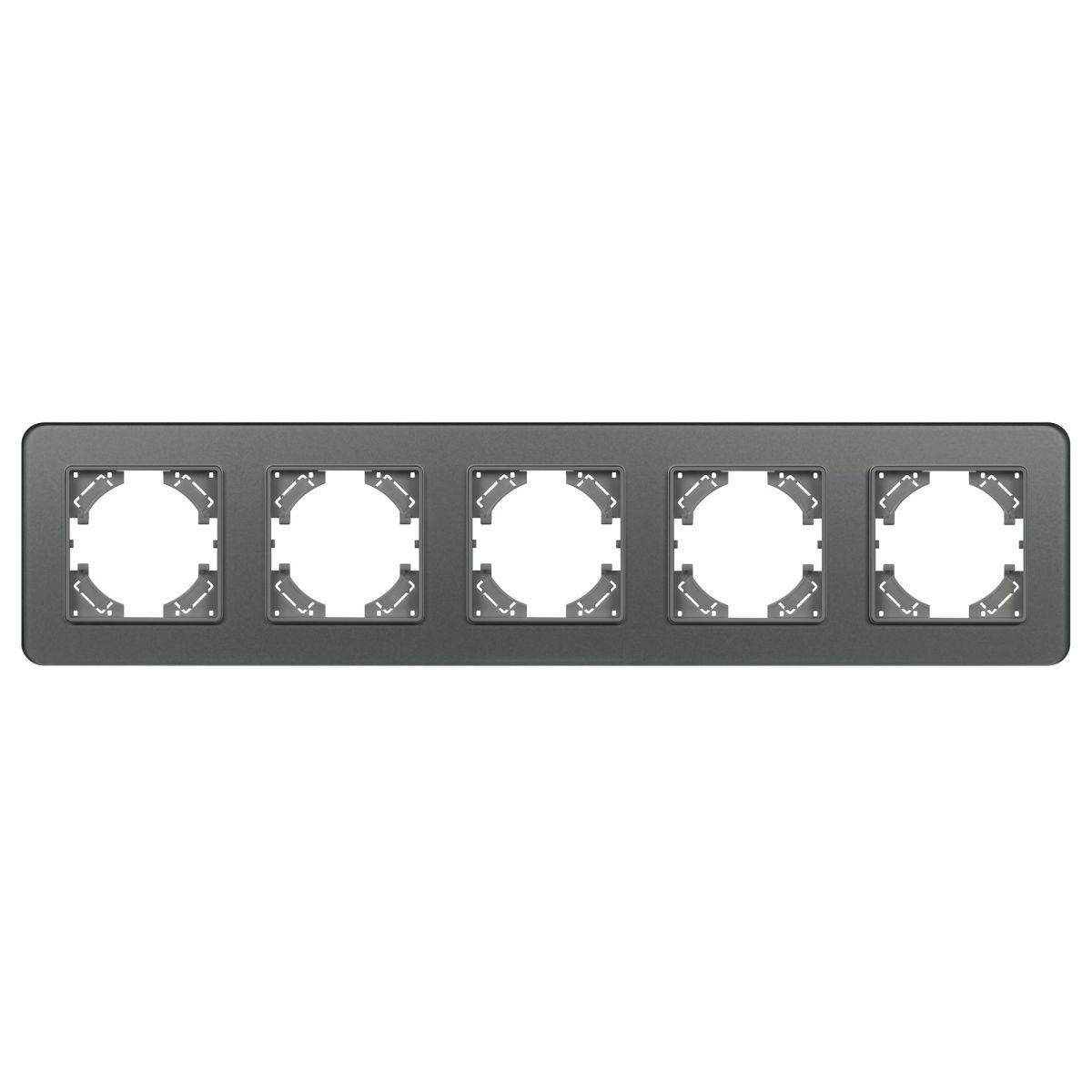 Рамка на 5 постов стеклянная Arlight FRM-OMALI-SFGS-5-GR 049722