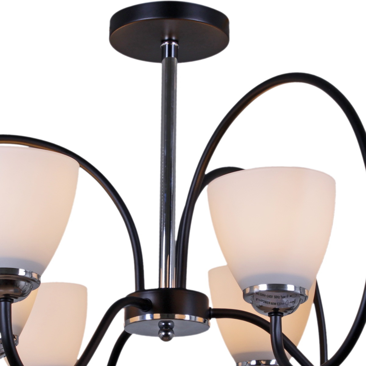 Люстра на штанге Reluce 01269-0.3-06 BK+CR