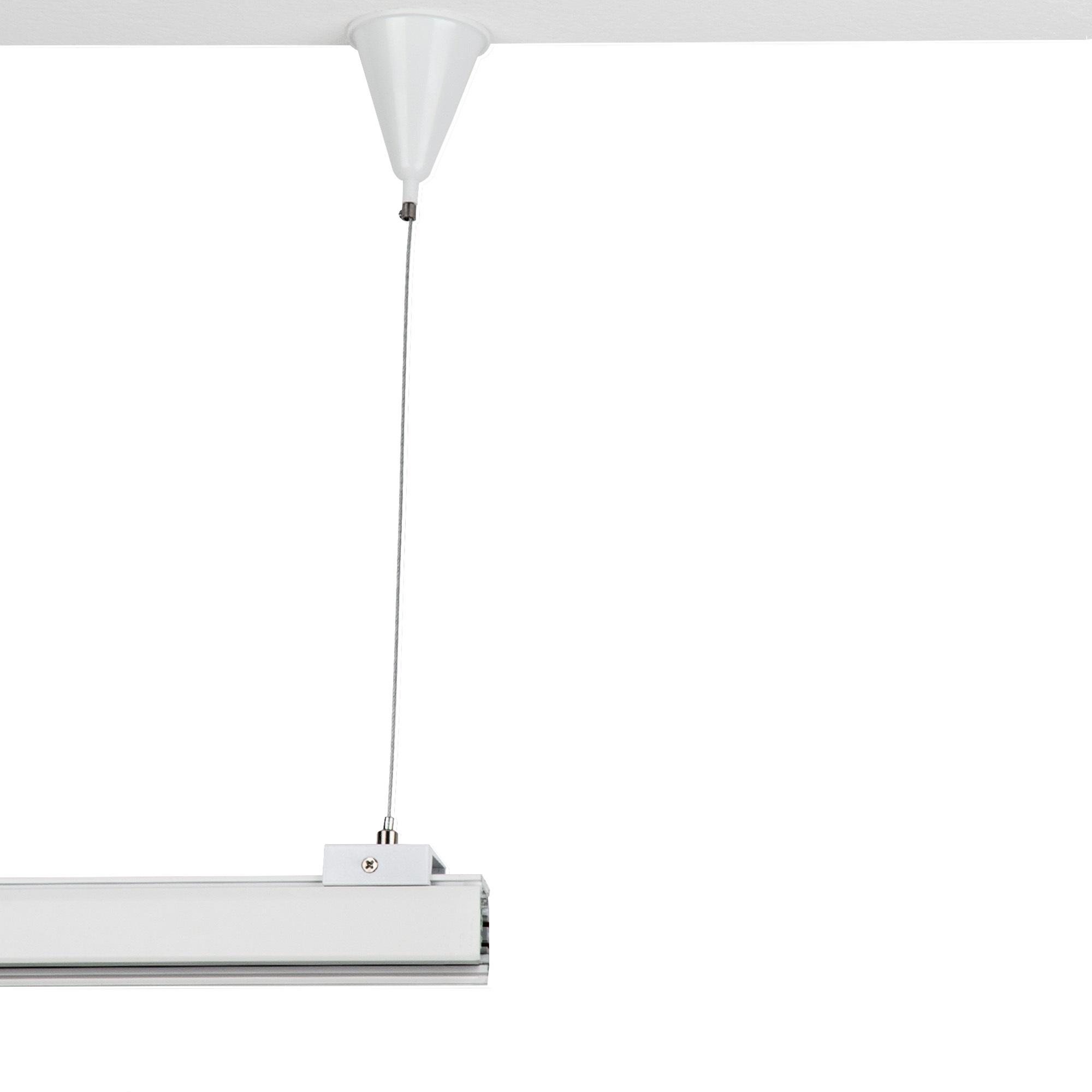 Набор для подвесного монтажа шинопроводов Uniel UFB-H41 WHITE 1 POLYBAG UL-00010400