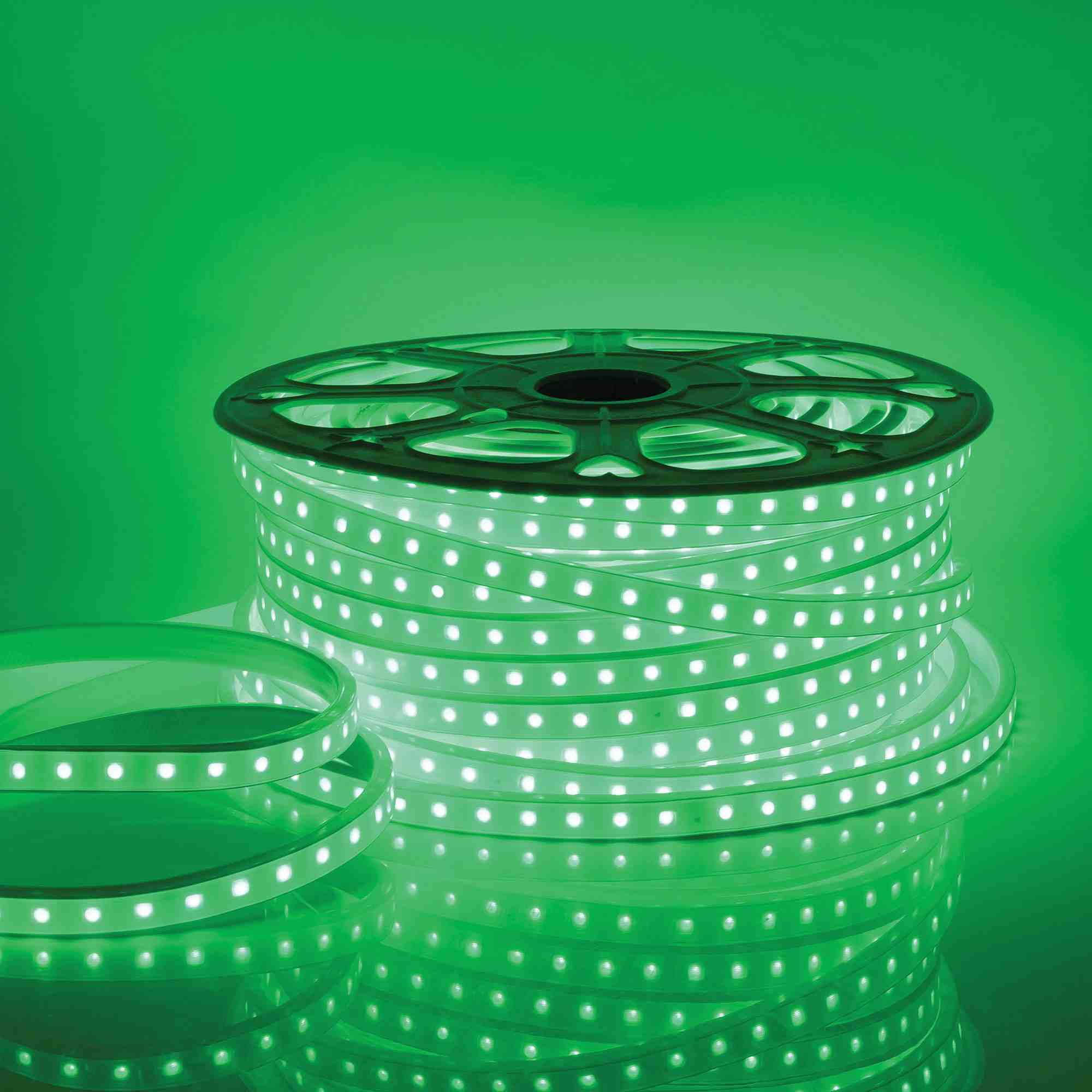 Светодиодная лента Apeyron 220В СТ 10Вт/м smd5050 60д/м IP65 50м RGB 10-64