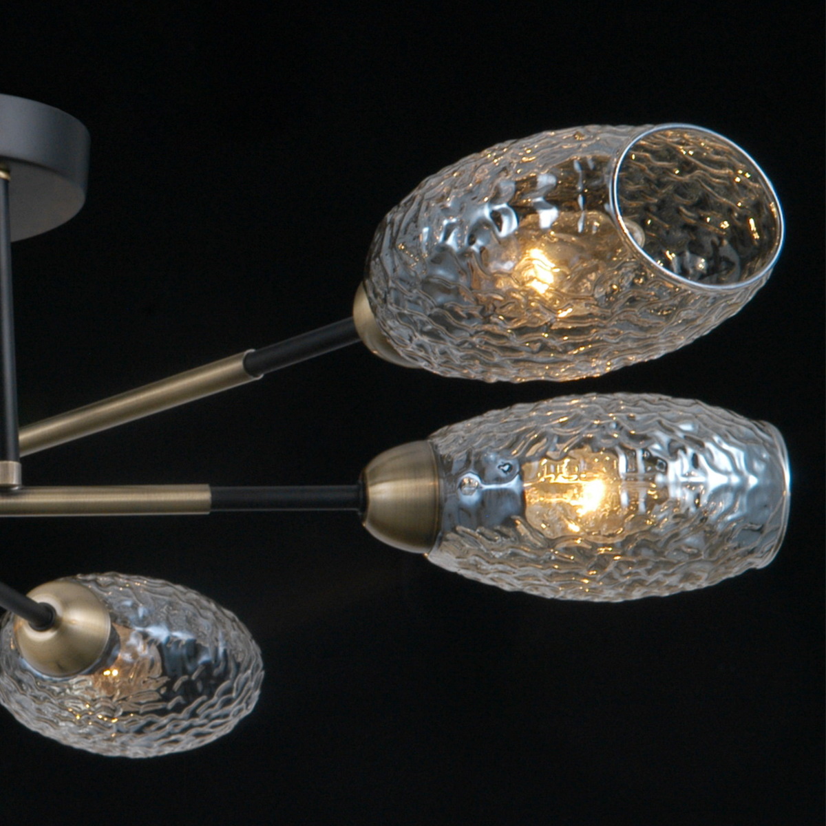 Люстра на штанге Illumico IL0255-6CSQ-79 BK AB