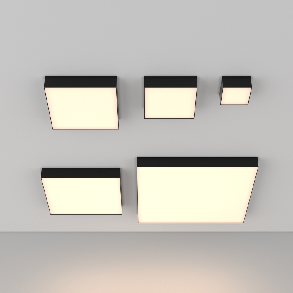 Потолочный светильник Maytoni Zon C032CL-12W3K-SQ-B