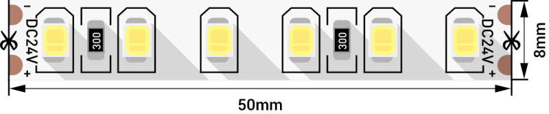 Светодиодная лента SWG SWG2120-24-9.6-WW-M 010107
