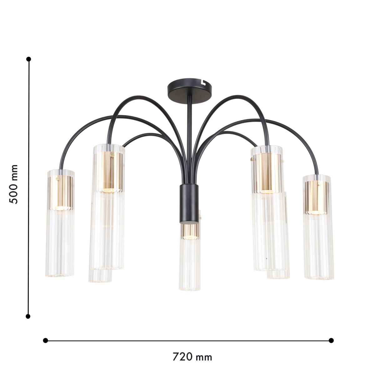 Люстра на штанге F-Promo Kors 4740-7C