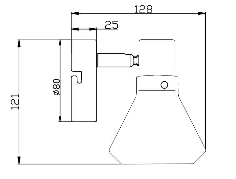Лицевая панель Gira System 55 для вставки док-станции чисто-белый глянцевый 228803
