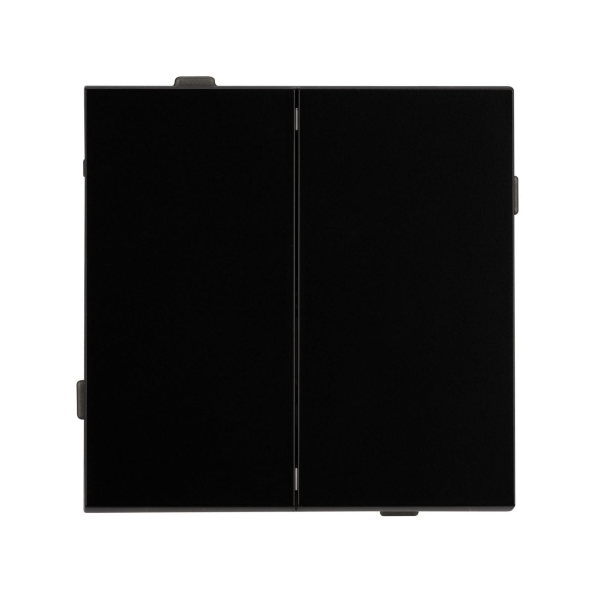 Механизм выключателя двухклавишный непроходной Arlight SWT-TENDO-MK02-PL-BK (230V, 10A) 054059