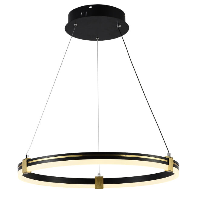 Подвесная люстра Seven Fires Luken SF5026/1P-BK-GD