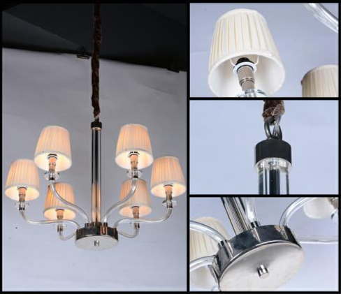 Подвесная люстра Delight Collection BRCH9021-6 nickel