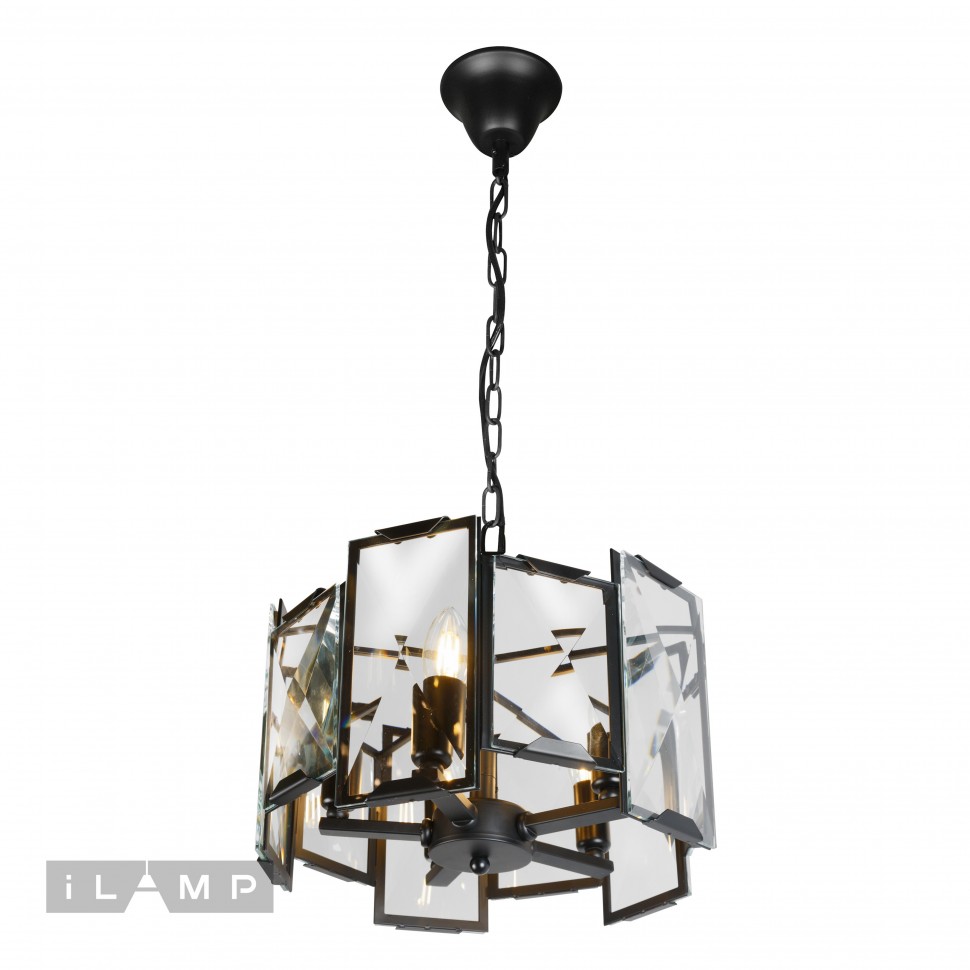 Подвесная люстра iLamp Panorama 6113-360 BK