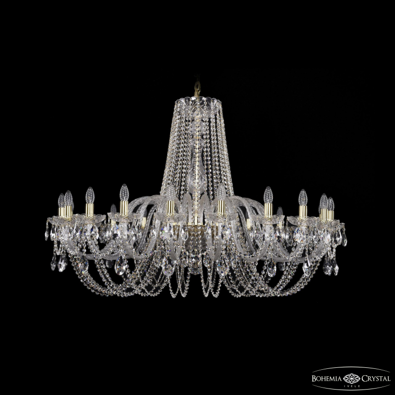 Подвесная люстра Bohemia Ivele Crystal 1402/20/460 G