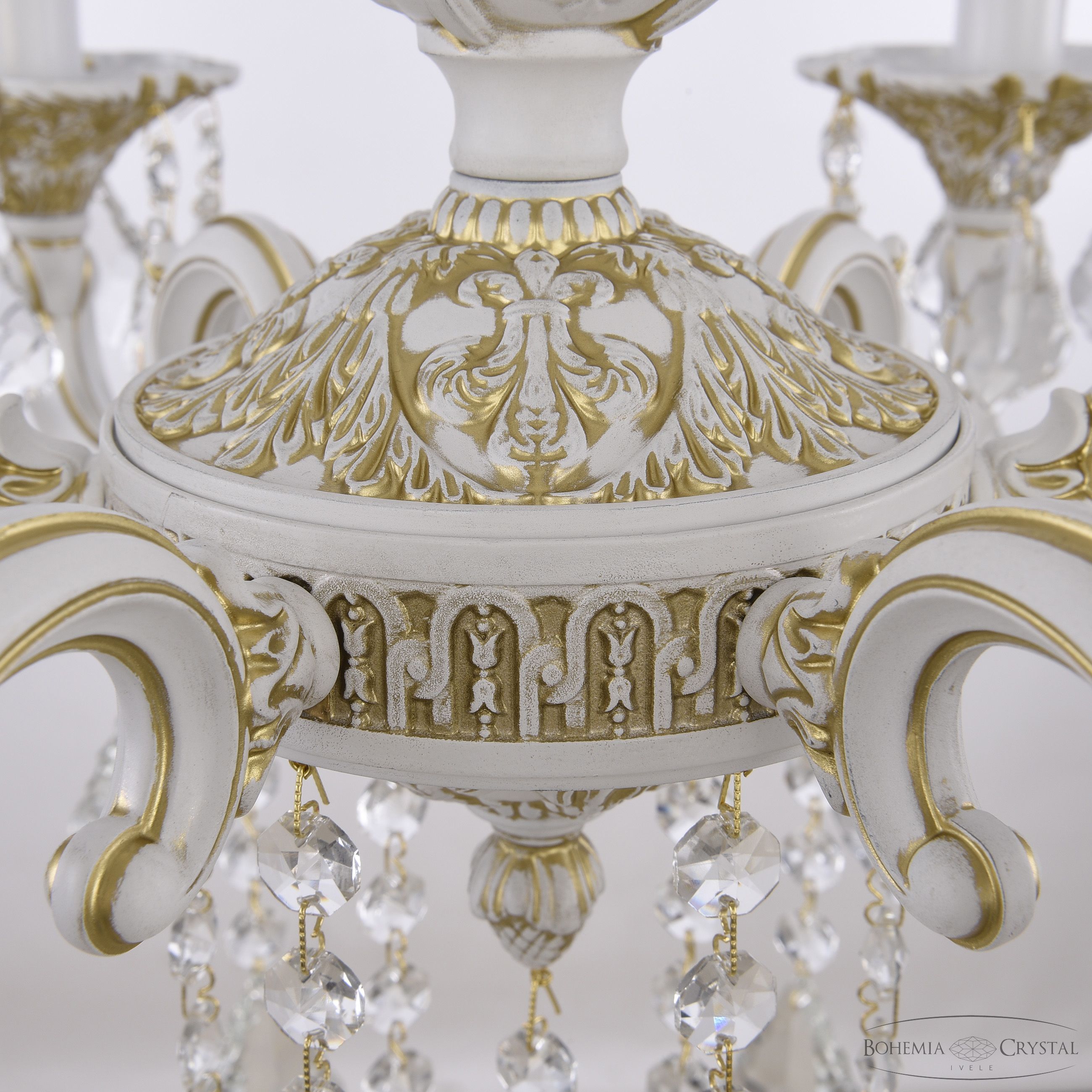 Подвесная люстра Bohemia Ivele Crystal AL78101/6/175 B WMG Leafs