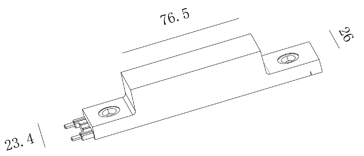 Ввод питания SWG PRO CN-SLIM-BL-PW 022100