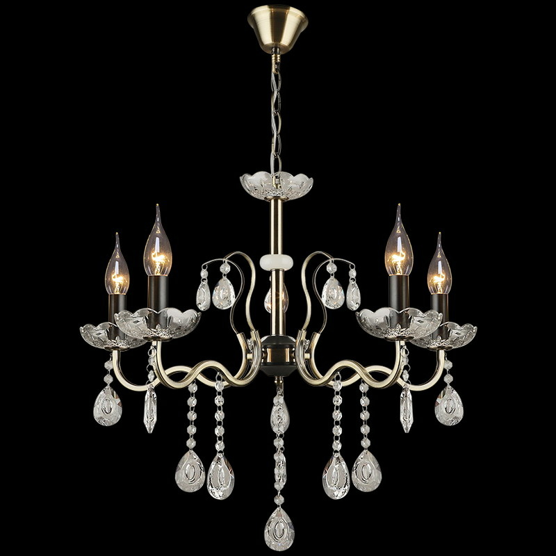 Подвесная люстра Reluce 03804-0.4-05 AB+BK