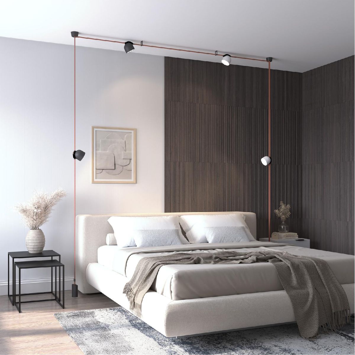 Трековый однофазный светильник Denkirs Belty Spot DK5543-BK