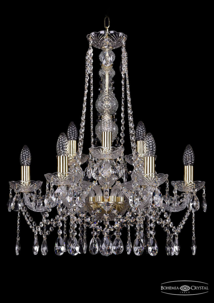 Подвесная люстра Bohemia Ivele 1413/6+3/200/h-66/G