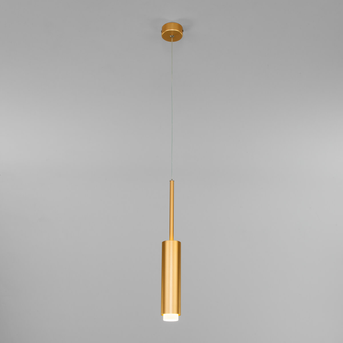 Подвесной светодиодный светильник Eurosvet Dante 50203/1 матовое золото