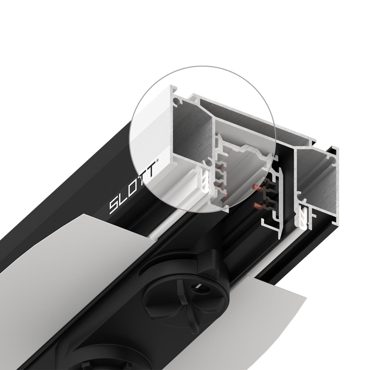 Интрудер для встраивания трехфазного трека Novotech 135190