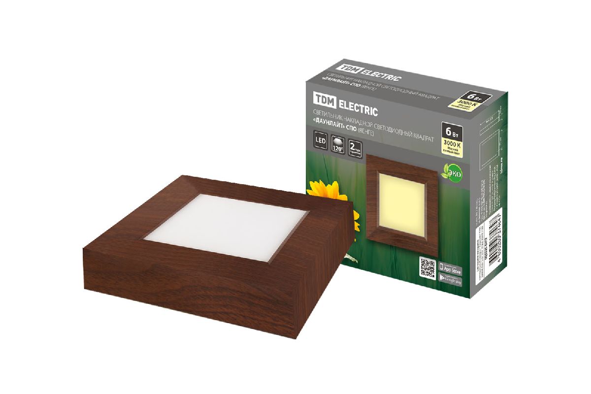 Настенно-потолочный светодиодный светильник TDM Electric Даунлайт СВО SQ0329-0417